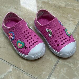 Skechers Kids' Vibrant Pink Slip-On Sneakers